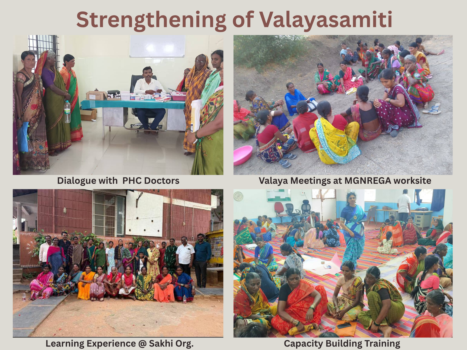 Strengthening of Dalit Women's Leadership – Valayasamiti